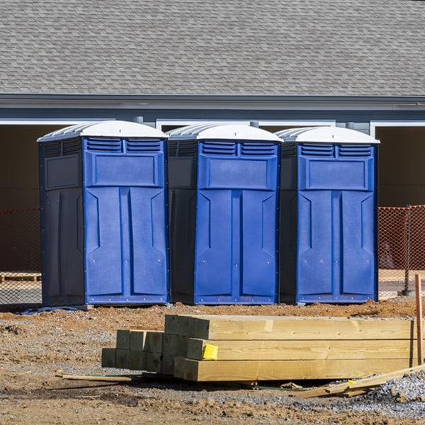 are there any restrictions on what items can be disposed of in the porta potties in Reeder North Dakota